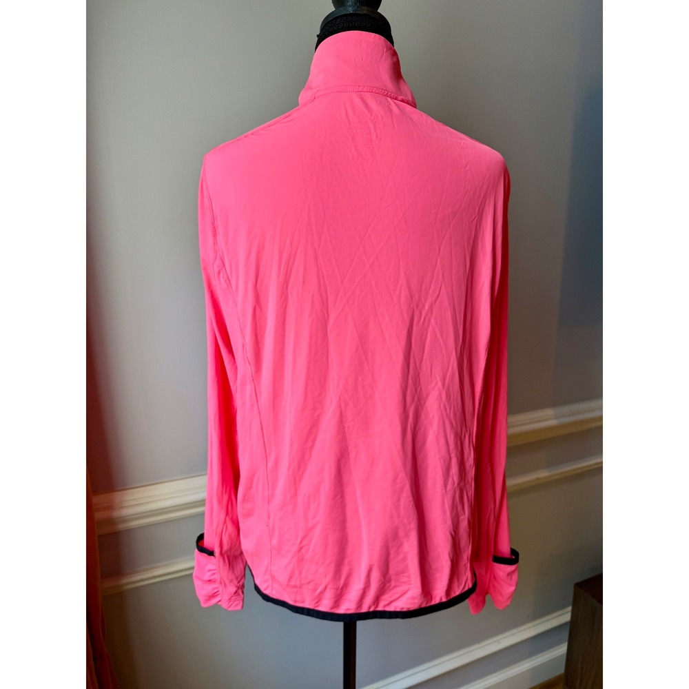 Lauren Ralph Lauren Performance Quarter Zip Pullover Pink Athletic Top XL - Picture 2 of 12